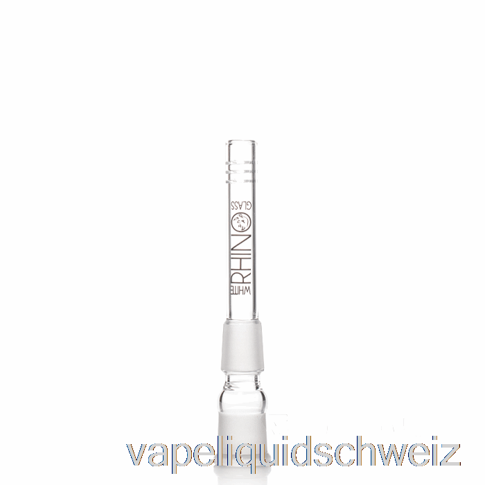 White Rhino 19/19 Glas Downstem 4 Zoll Vape Schweiz